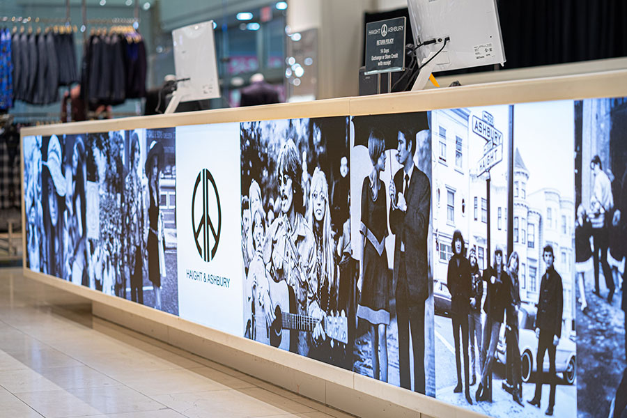 Retro Themed Commercial Store Counter Installation