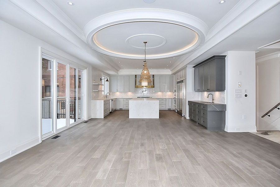Contemporary Open-Concept Kitchen & Dining Area